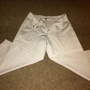 Wide Leg Women's Cream Slacks